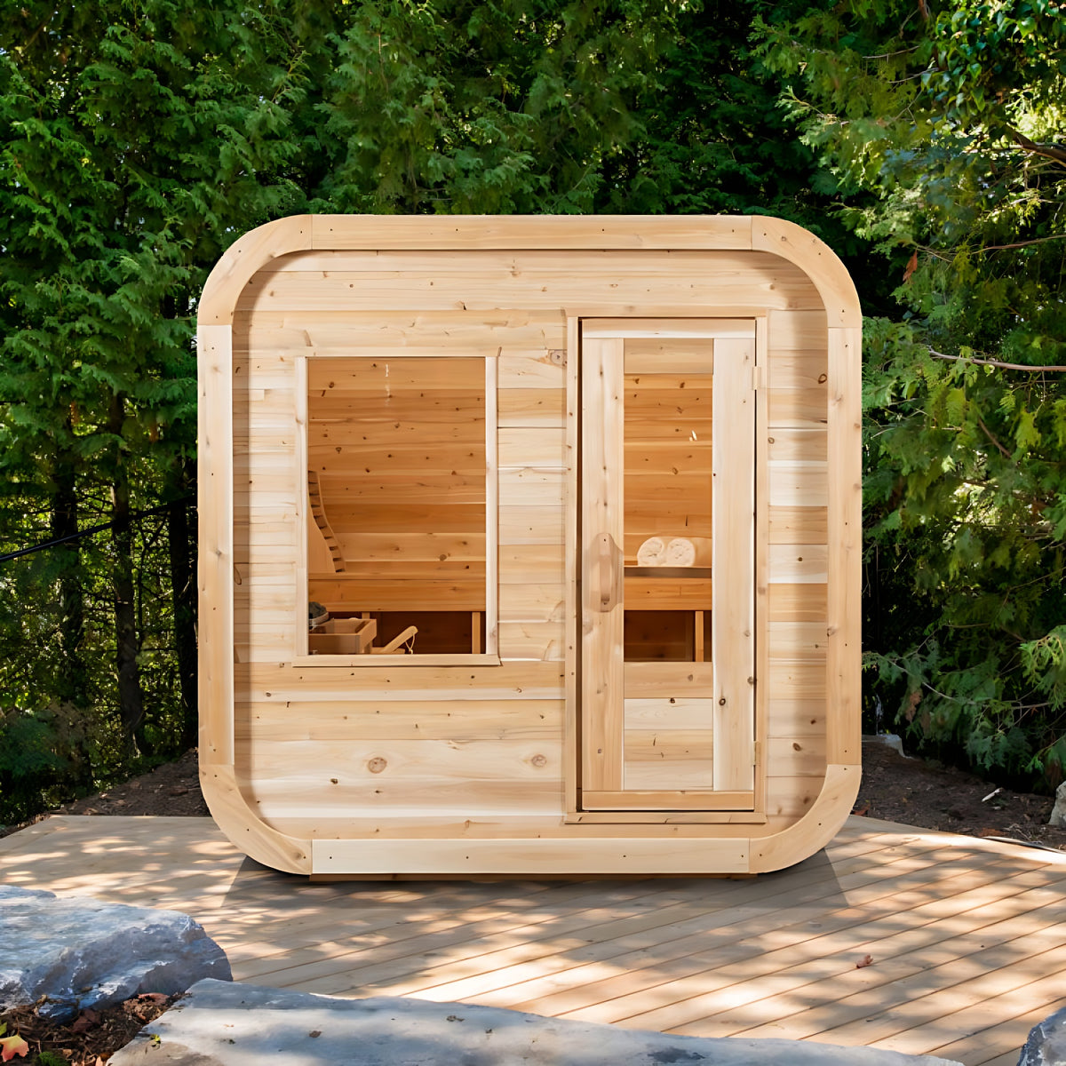 Canadian Timber Luna Sauna - view 2