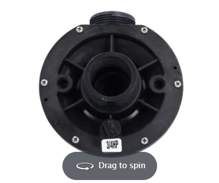 Wet End, Waterway E' Series, 48Y Frame, 3/4HP — Waterway Part #310-1120