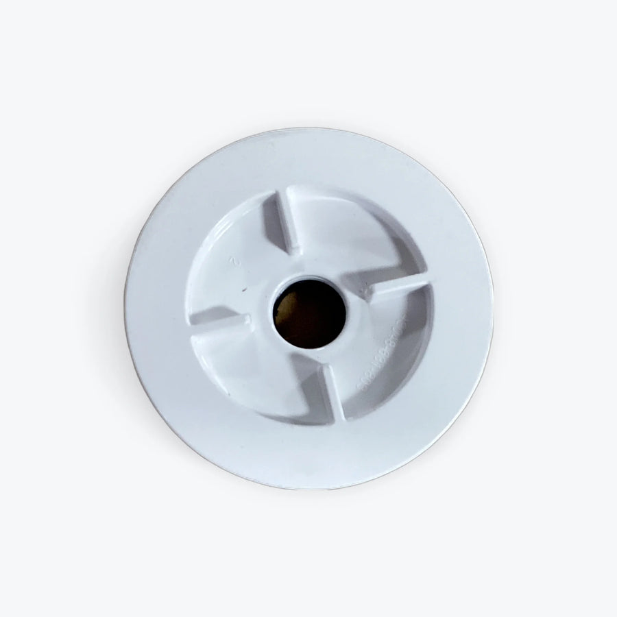 CAP 2" WHITE VALVE V21 DIV 2 SM O-RINGS — Marquis Spa Part #350-6388