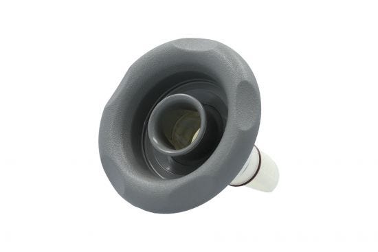 Jet Internal, Waterway Whirlpool, Adjustable, 5" Face, Gray — Waterway Part #212-2057