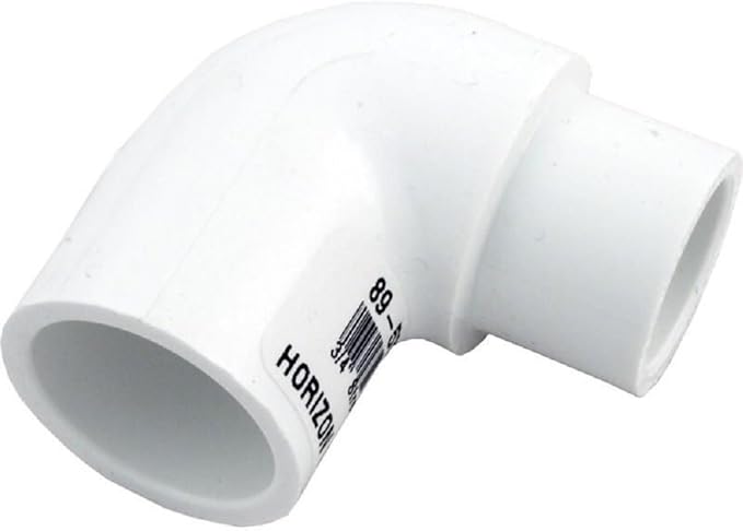 Fitting, PVC, Ell, 90°, Street,1-1/2"S x 1-1/2"Spg — Lasco Part #409-015