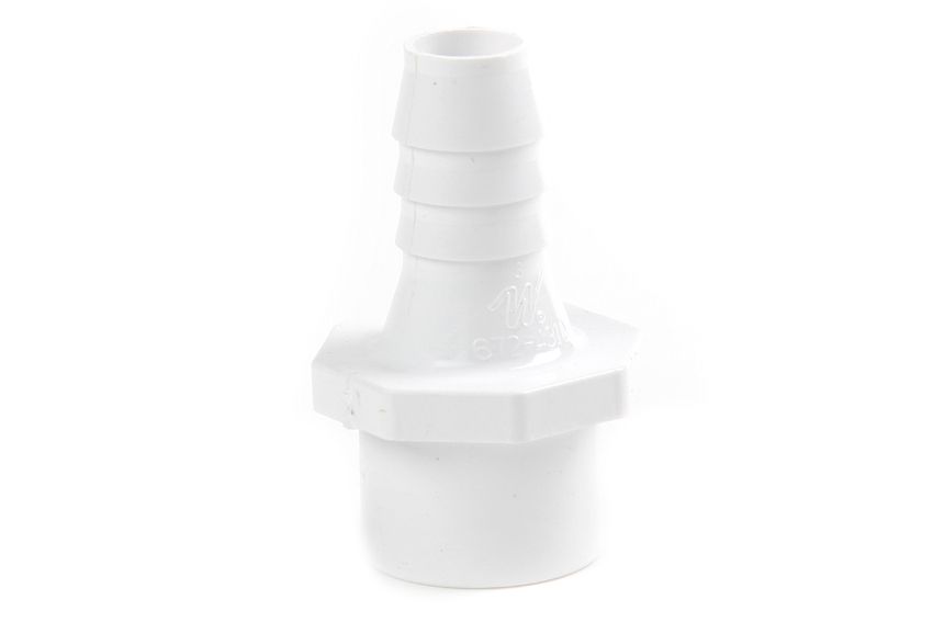 1"Spigot X 3/4" Ribbed Barb Adapter — Waterway Part #425-4310
