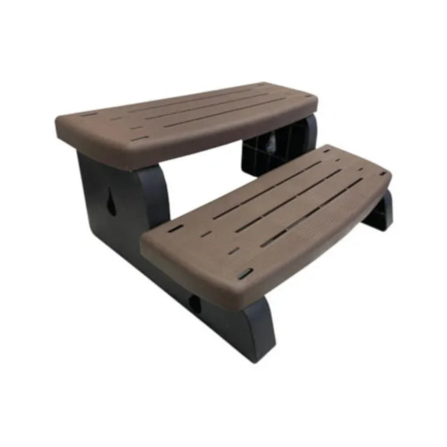 Steps,WATERWAY,2 Tiered Spa Step,33",Bark — Waterway Part #535-2209-BRK