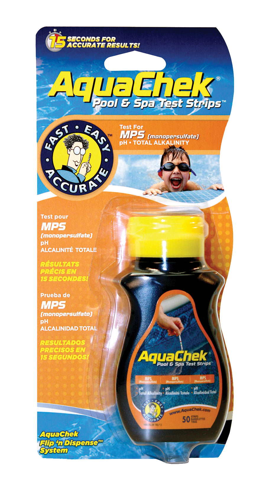Water Testing, Test Strips, AquaChek, Test Strips, MPS, pH — AquaChek Part #561682A