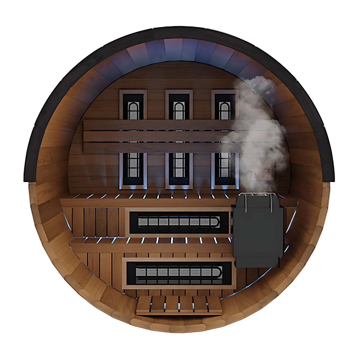 Finnmark Cedar Combination Barrel Sauna FD-6