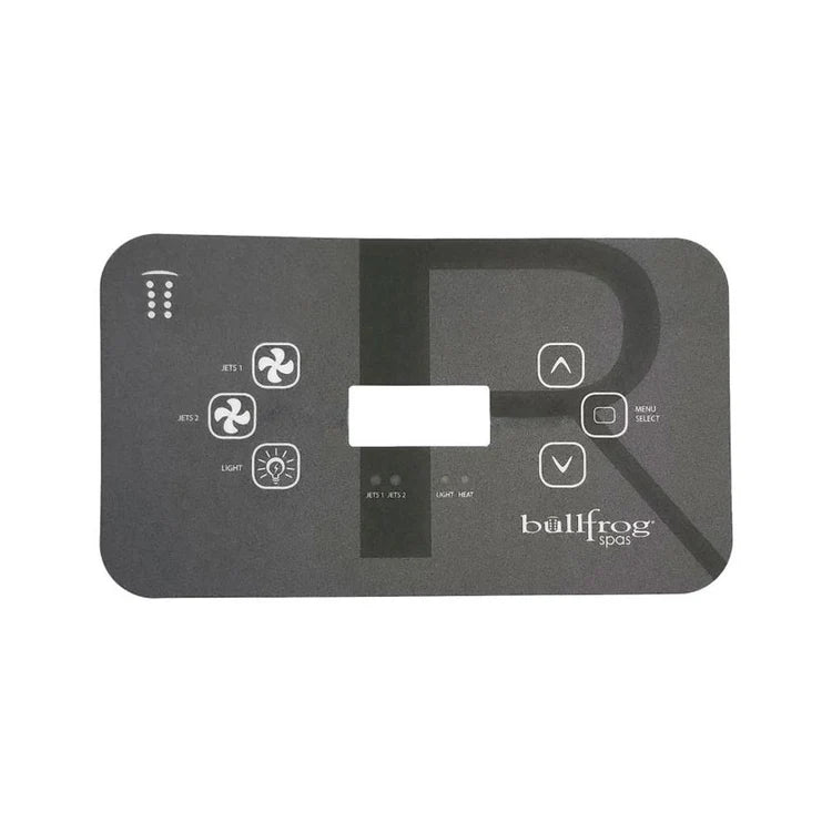 CTRL OVERLAY R-SERIE TP600 2PUMP — Bullfrog Spas Part #65-00104