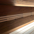 Prosaunas Sauna Wood, Thermally-Modified, Smooth 4 Sides Eased Edges, SHP Profile, Bench Material - view 3