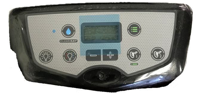 Topside Control, Sundance/Jacuzzi, LCD J300 2PMP ENC BZL — Jacuzzi Part #6600-489