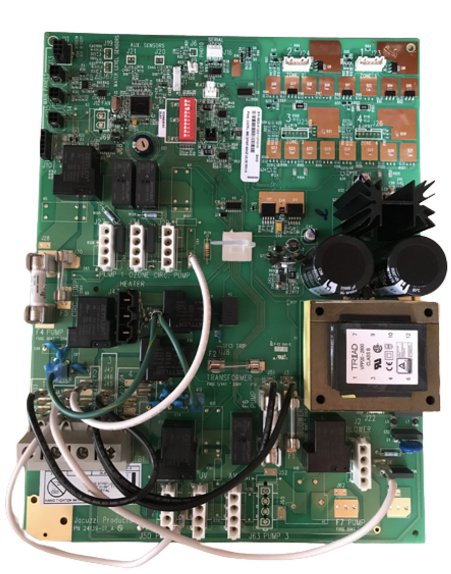 Circuit Board, Sundance Spas, 1 & 2-Pump, Revision 2.06 — Sundance Jacuzzi Part #6600-512