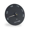 saunalife sauna thermometer black
