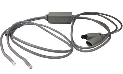 Light, Sloan, 2 Frost LED, 25" Daisy Chain, RGB Light — Sloan Part #701564-2-F