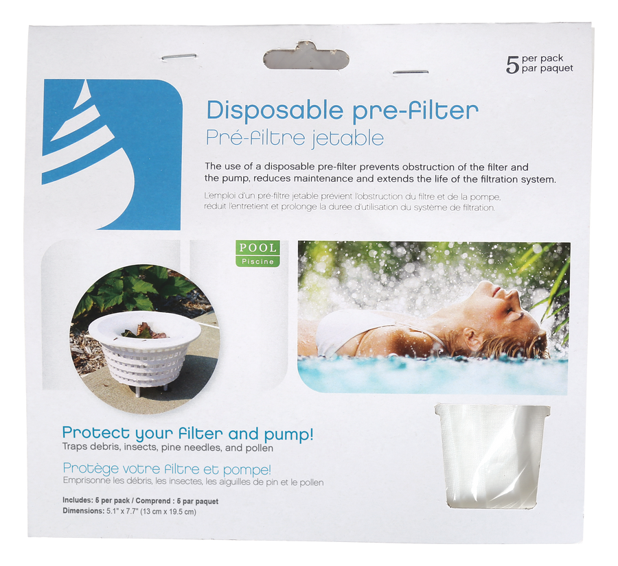 PROAQUA FILTER SAVERS 5-PACK — ProAqua Part #PA-SKIM SOCKS