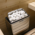 Harvia Decorative White Sauna Heater Stones, Rounded, 5-10cm - view 4