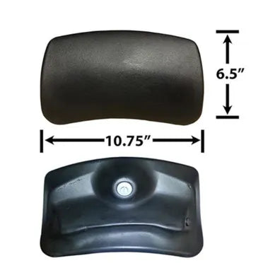 Pillow, Cal Spa, F-O-Y Recess Pillow, Black, 10.5" x 6.5" — Cal Spa Part #ACC01401101