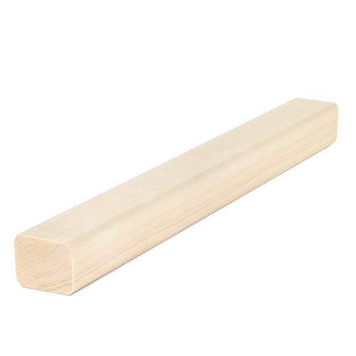 Prosaunas Sauna Wood, Smooth 4 Sides, Eased Edges, Trim Moulding, SHP Profile