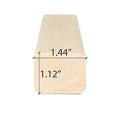 Prosaunas Sauna Wood, Smooth 4 Sides, Eased Edges, Trim Moulding, SHP Profile - view 5