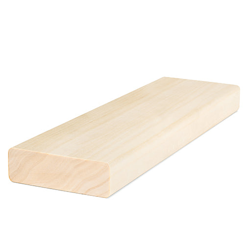Prosaunas Sauna Wood, Smooth 4 Sides Eased Edges, SHP Profile, Bench Material