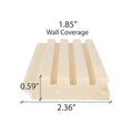 Prosaunas Sauna Wood, Tongue & Groove, Fluted Slat, Wall Material - view 5
