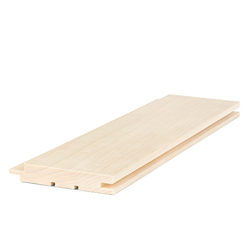 Prosaunas Sauna Wood, Tongue & Groove, STS4 Profile, Nickel-Gap, Wall Material