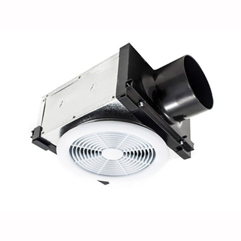Bathology Single Vent Bath Fan with Optional Lighting, 100 CFM