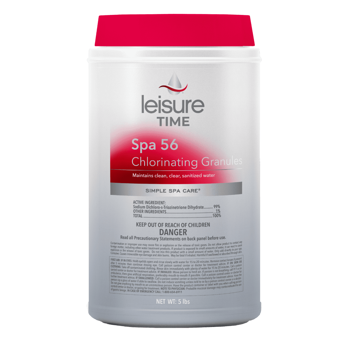 Water Care, Leisure Time, Spa56, Chlorine Granules — Leisure Time Part #E5
