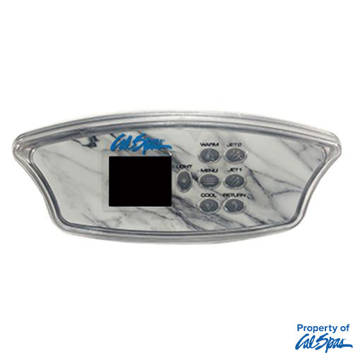 Control Panel Neo 1100 Light, Jet1, Jet2, Wave W/Overlay — Cal Spa Part #ELE09002016