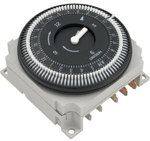 Time Clock, Grasslin, 24HR, 24VAC, 20A, SPDT — Intermatic Part #FM-1STU-L
