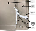 Finnmark Sauna Cover Detail Diagram