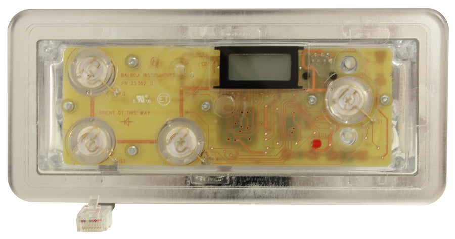 Spaside Control, Balboa VL402, 4-Button, No Overlay — Balboa Part #G8242