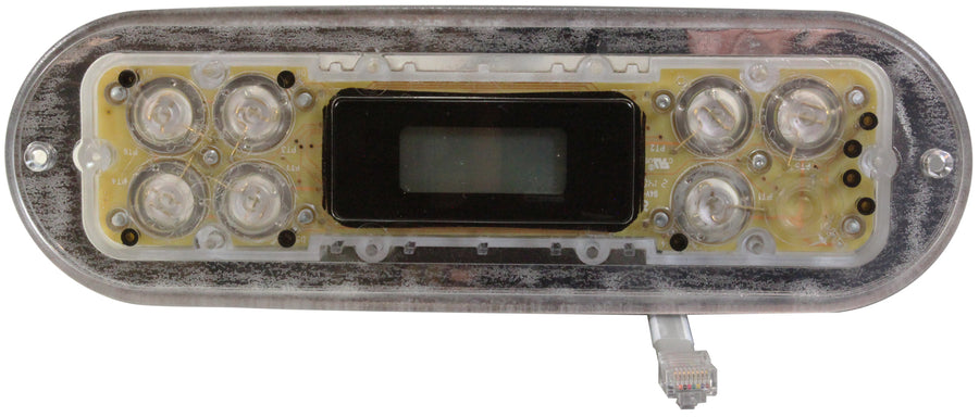 Spaside Control, Balboa VL700S, Oblong, 7-Button, LCD — Balboa Part #G8270