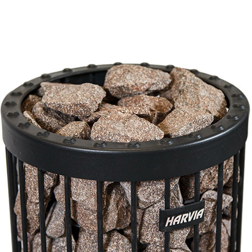 Harvia Elite Pro Heavy-Duty Sauna Heater Stones, Split-Face, 5-10cm - view 2