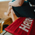 Harvia Red Sauna Bath Towel, 28x56 - view 2