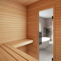 Prosaunas Sauna Wood, Vertical Grain, Clear, Smooth 4 Sides Eased Edges, Bench Material - view 3