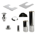 HUUM Sauna Wood Stove Chimney Set, Barrel Sauna - view 5