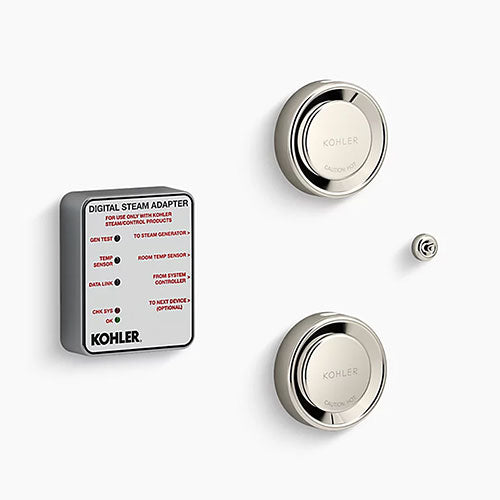 Kohler Invigoration Series Tandem Digital Steam Adapter Kit with Two Steam Heads, Temperature Sensor, Adapter - view 6