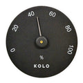 Kolo Hygrometer, Round, Black