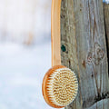 Kolo Sauna Bath Brush with Handle, Natural Bamboo - view 3