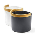 Kolo Sauna Bucket with curved Handle, Bamboo/Aluminum, 1.5Gal - view 2