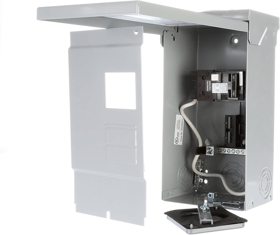 GFCI 4/8 Weatherproof Load Center, Ground Bar, Breaker — Siemens Part #W0408ML1125-40