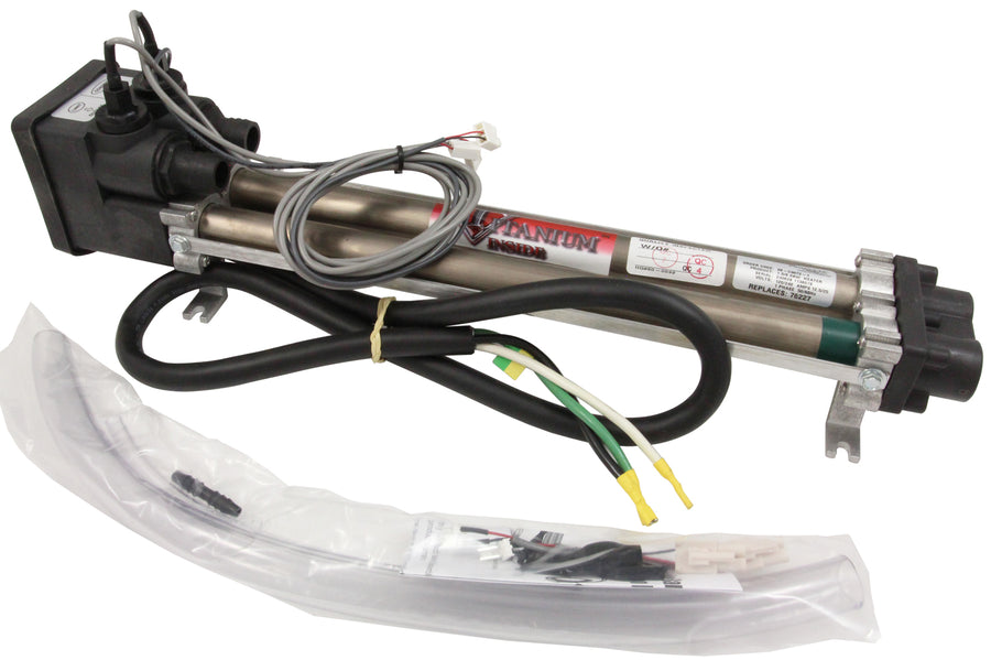 Heater, 6.0 kW/1.5kW, Double Barrel with Pressure Switch — HydroQuip Part #26-C3072-1