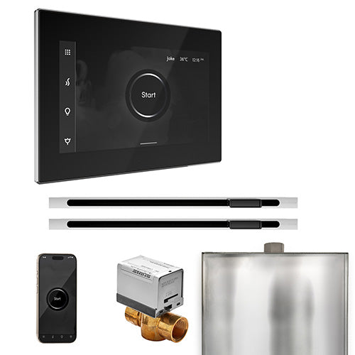 Mr.Steam XButler Steam Shower Control Package w/ iSteamX Control and Linear SteamHeads (2)