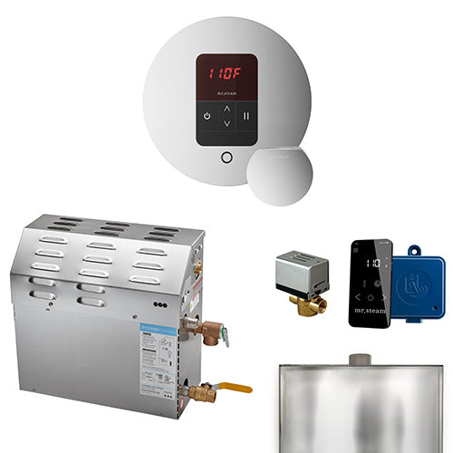 Mr.Steam MS SUPER 10kW Steam Shower Generator Package with iTempo Control, Steamhead & Accessories