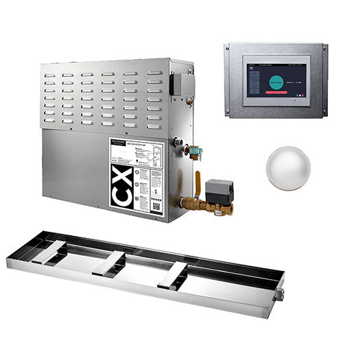 Mr.Steam CX 30kW Commercial Steam Generator with Integrated Control & Steamhead (240V/3)