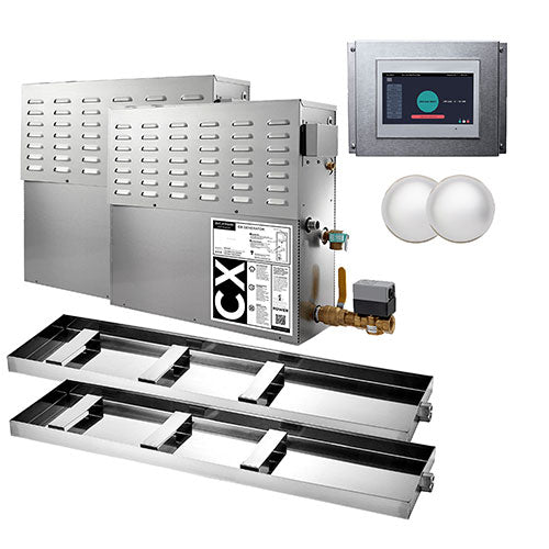 Mr.Steam CX 30kW Commercial Steam Generator with Integrated Control & Steamhead (240V/3)