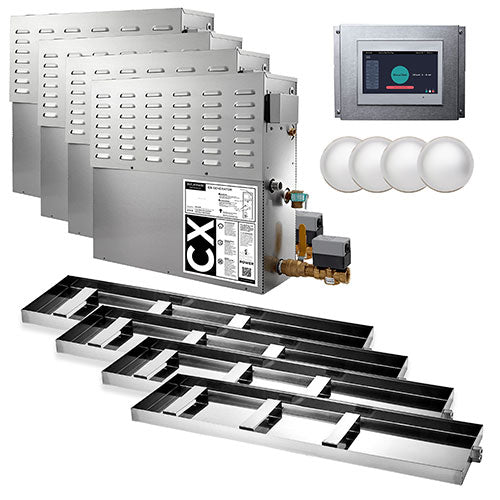 Mr.Steam CX 30kW Commercial Steam Generator with Integrated Control & Steamhead (240V/3)