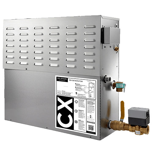Mr.Steam CX 30kW Commercial Steam Generator with Integrated Control & Steamhead (240V/3)