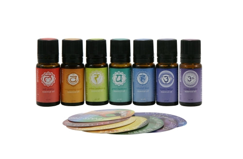Mr.Steam Chakra Aroma Oil, 7-Pack, 10mL
