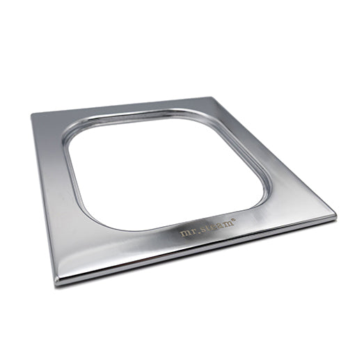 Mr.Steam Flush Bezel for AirTempo Control, Square, Polished Chrome
