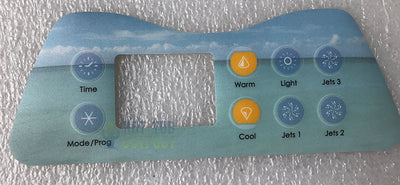 Overlay, Artesian Spas, 8000D Island, Digital Deluxe — Artesian Spa Part #OP11-0036-77