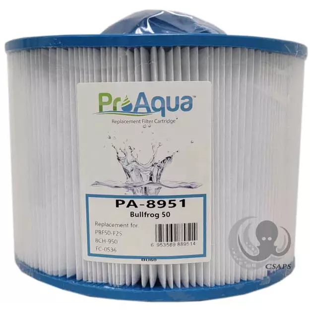 Filter Cartridge, Diameter: 8", Length: 6", Top: Handle — ProAqua Part #PA-8950